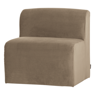 Woood Mojo Base Eetbank 84 Cm Rugleuning Velvet Khaki [FSC]