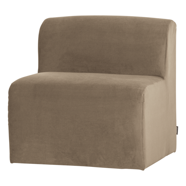Woood Mojo Base Eetbank 84 Cm Rugleuning Velvet Khaki [FSC]