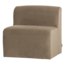 Woood Mojo Base Eetbank 84 Cm Rugleuning Velvet Khaki [FSC]