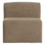 Woood Mojo Base Eetbank 84 Cm Rugleuning Velvet Khaki [FSC]