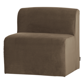 Woood Mojo Base Eetbank 84 Cm Rugleuning Velvet Taupe [FSC]