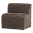Woood Mojo Base Eetbank 84 Cm Rugleuning Wollig Bruin [FSC]