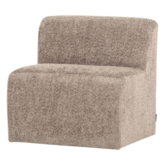 Woood Mojo Base Eetbank 84 Cm Rugleuning Wollig Donkerzand [FSC]