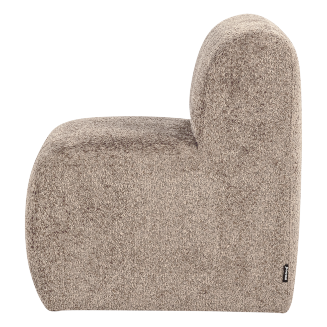 Woood Mojo Base Eetbank 84 Cm Rugleuning Wollig Donkerzand [FSC]