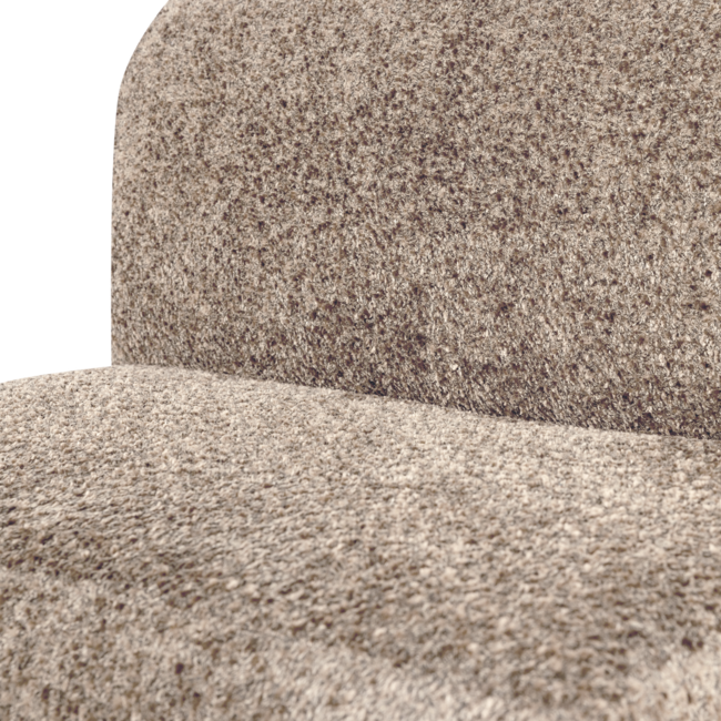 Woood Mojo Base Eetbank 84 Cm Rugleuning Wollig Donkerzand [FSC]