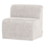 Woood Mojo Base Eetbank 84 Cm Rugleuning Wollig Ecru [FSC]
