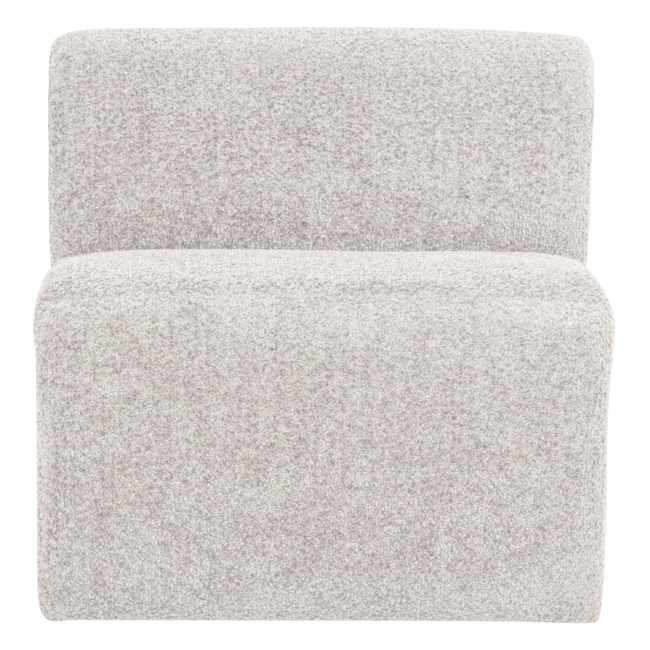 Woood Mojo Base Eetbank 84 Cm Rugleuning Wollig Ecru [FSC]