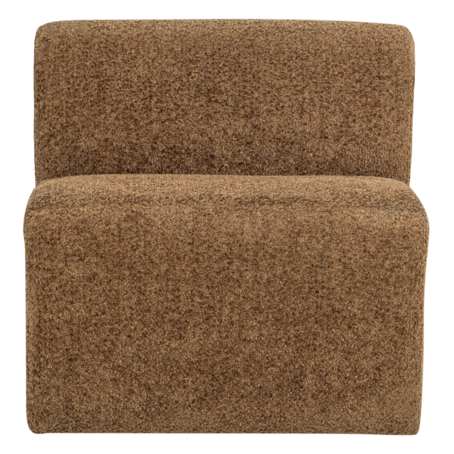 Woood Mojo Base Eetbank 84 Cm Rugleuning Wollig Honinggeel [FSC]
