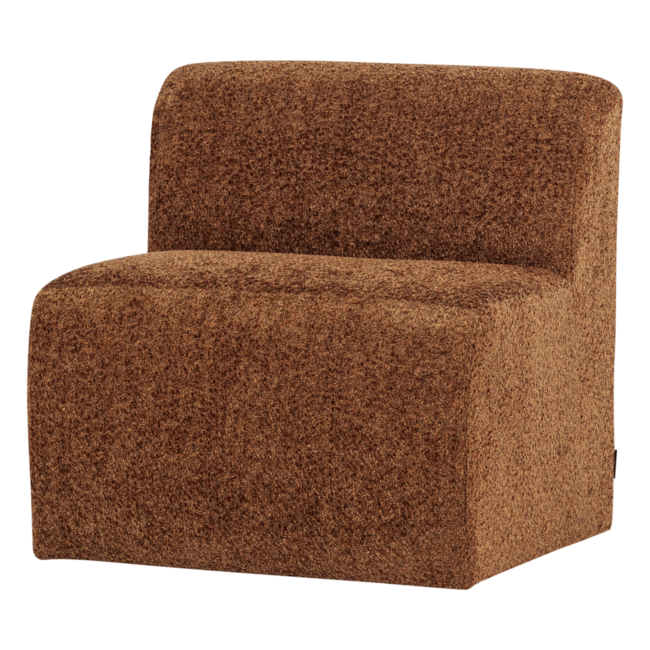 Woood Mojo Base Eetbank 84 Cm Rugleuning Wollig Roestbruin [FSC]