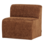 Woood Mojo Base Eetbank 84 Cm Rugleuning Wollig Roestbruin [FSC]