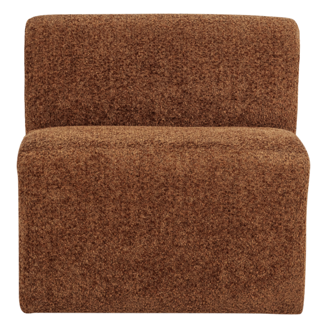 Woood Mojo Base Eetbank 84 Cm Rugleuning Wollig Roestbruin [FSC]