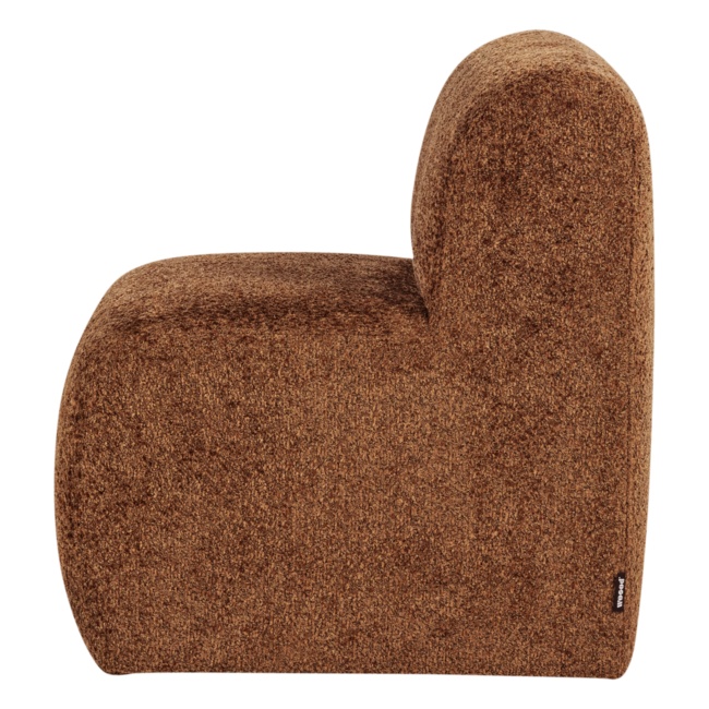 Woood Mojo Base Eetbank 84 Cm Rugleuning Wollig Roestbruin [FSC]