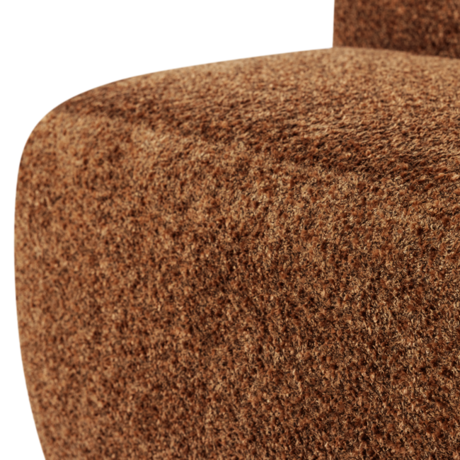 Woood Mojo Base Eetbank 84 Cm Rugleuning Wollig Roestbruin [FSC]