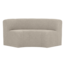 Woood Mojo Base Eetbank Halfronde Hoek Rug Boucle Beige [FSC]