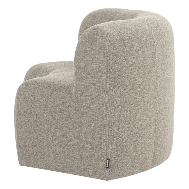 Woood Mojo Base Eetbank Halfronde Hoek Rug Boucle Beige [FSC]
