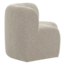 Woood Mojo Base Eetbank Halfronde Hoek Rug Boucle Beige [FSC]