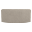 Woood Mojo Base Eetbank Halfronde Hoek Rug Boucle Beige [FSC]