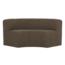 Woood Mojo Base Eetbank Halfronde Hoek Rug Boucle Bruin [FSC]