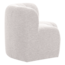 Woood Mojo Base Eetbank Halfronde Hoek Rug Boucle Ecru [FSC]