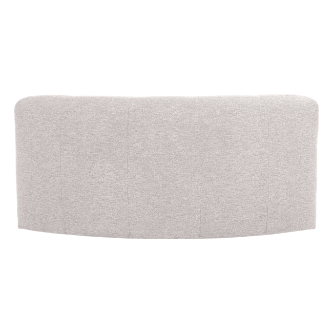 Woood Mojo Base Eetbank Halfronde Hoek Rug Boucle Ecru [FSC]