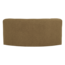 Woood Mojo Base Eetbank Halfronde Hoek Rug Boucle Geel/Bruin [FSC]