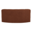 Woood Mojo Base Eetbank Halfronde Hoek Rug Boucle Roestbruin [FSC]