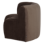 Woood Mojo Base Eetbank Halfronde Hoek Rug Velvet Bruin [FSC]