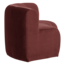 Woood Mojo Base Eetbank Halfronde Hoek Rug Velvet K.Bruin [FSC]