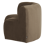 Woood Mojo Base Eetbank Halfronde Hoek Rug Velvet Taupe [FSC]