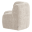 Woood Mojo Base Eetbank Halfronde Hoek Rugleuning Rib Ecru [FSC]