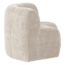 Woood Mojo Base Eetbank Halfronde Hoek Rugleuning Rib Ecru [FSC]