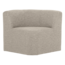 Woood Mojo Base Eetbank Hoek Met Rugleuning Boucle Beige [FSC]