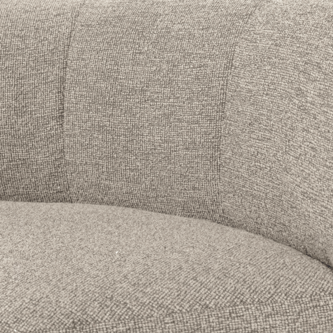 Woood Mojo Base Eetbank Hoek Met Rugleuning Boucle Beige [FSC]