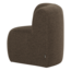 Woood Mojo Base Eetbank Hoek Met Rugleuning Boucle Bruin [FSC]