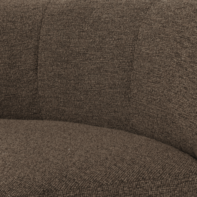 Woood Mojo Base Eetbank Hoek Met Rugleuning Boucle Bruin [FSC]