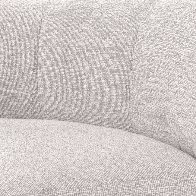 Woood Mojo Base Eetbank Hoek Met Rugleuning Boucle Ecru [FSC]