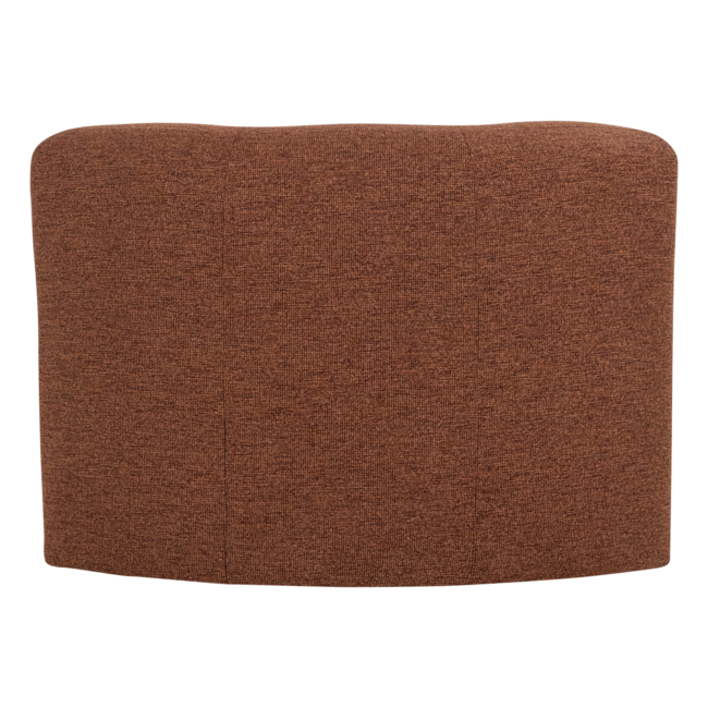 Woood Mojo Base Eetbank Hoek Met Rugleuning Boucle Roestbruin[Fsc]