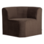Woood Mojo Base Eetbank Hoek Rugleuning Velvet Bruin [FSC]