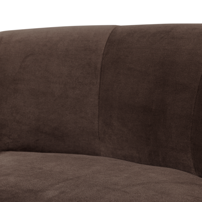 Woood Mojo Base Eetbank Hoek Rugleuning Velvet Bruin [FSC]
