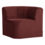 Woood Mojo Base Eetbank Hoek Rugleuning Velvet Kastanjebruin [FSC]