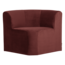 Woood Mojo Base Eetbank Hoek Rugleuning Velvet Kastanjebruin [FSC]