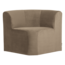 Woood Mojo Base Eetbank Hoek Rugleuning Velvet Khaki [FSC]