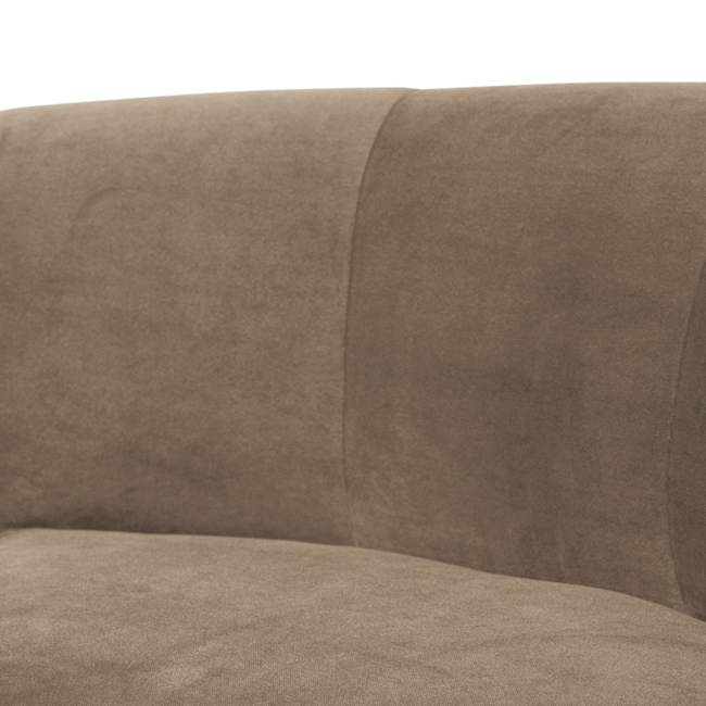 Woood Mojo Base Eetbank Hoek Rugleuning Velvet Khaki [FSC]