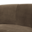 Woood Mojo Base Eetbank Hoek Rugleuning Velvet Taupe [FSC]
