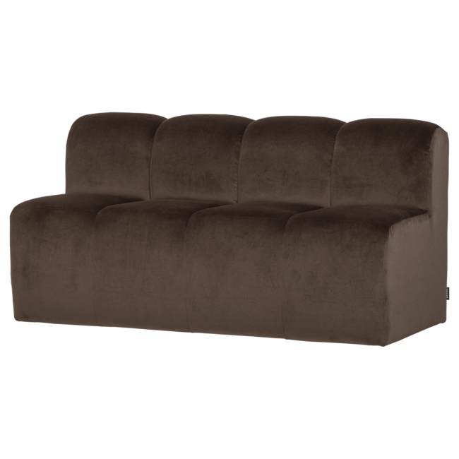 Woood Mojo Eetbank 164 Cm Met Rugleuning Velvet Bruin [FSC]