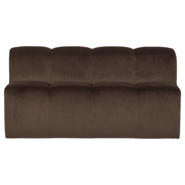 Woood Mojo Eetbank 164 Cm Met Rugleuning Velvet Bruin [FSC]