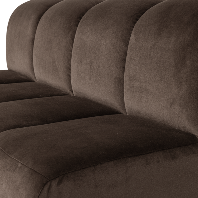 Woood Mojo Eetbank 164 Cm Met Rugleuning Velvet Bruin [FSC]