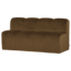 Woood Mojo Eetbank 164 Cm Met Rugleuning Velvet Honinggeel [FSC]