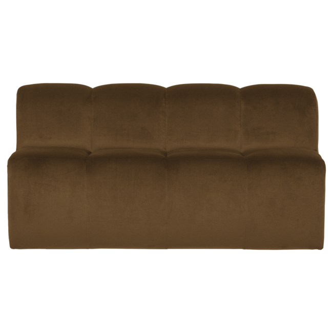 Woood Mojo Eetbank 164 Cm Met Rugleuning Velvet Honinggeel [FSC]