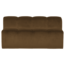 Woood Mojo Eetbank 164 Cm Met Rugleuning Velvet Honinggeel [FSC]
